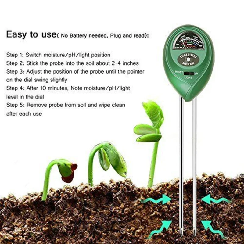 Garden PH Meter Sunlight 3in1  – обзор и цена Ph Meter