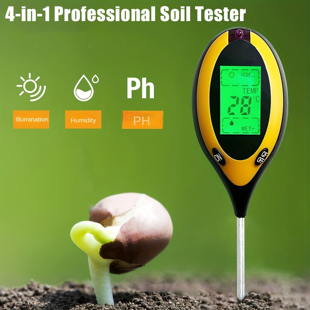Soil PH Tester 4 in 1 PH Soil  – обзор и цена Ph Meter